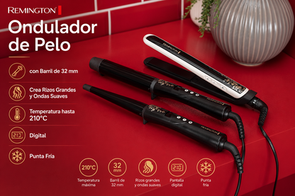 Rizador de Pelo Pearl pro curl. Remington